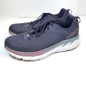 HOKA Women's CLIFTON 5 Running Shoes Size 9.5 Wide Marlin Blue Ribbon